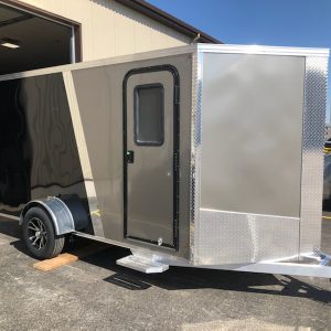 Right side view of 2021 Tow Tek 6x12 All Aluminum