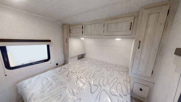 Bedroom inside the 2023 Della Terra 292MK