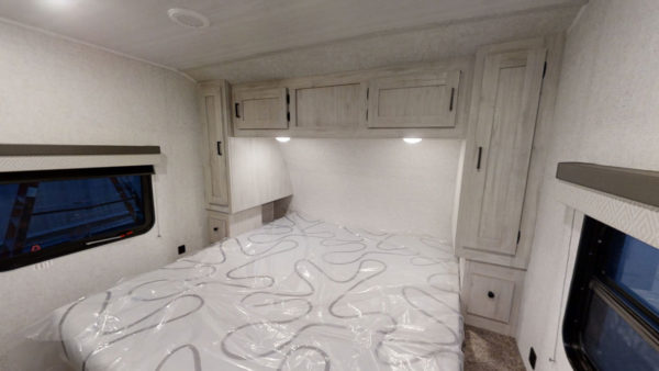 View of the bedroom inside the 2023 Della Terra 250BH