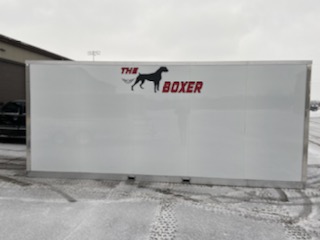 Exterior view of the side of the 2022 Boxer Storage Unit