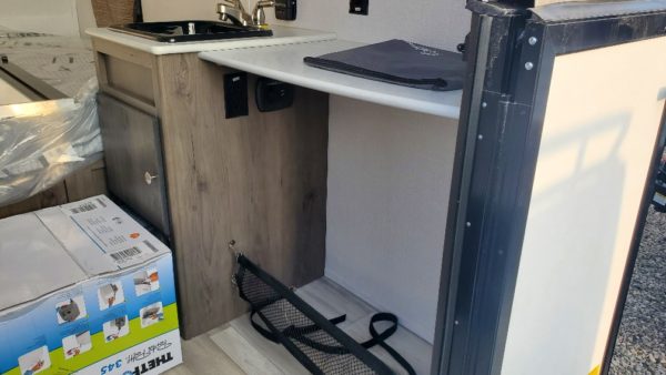 Under counter storage on the 2023 Viking 9.0TD